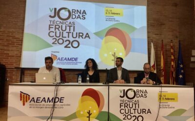 Participación en V Jornadas Técnicas de Fruticultura AEAMDE 2020